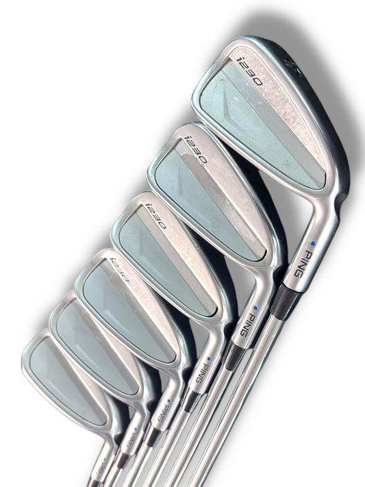 Ping I230 Irons Set / Blue Dot 5-PW / Elevate Steel Regular Flex